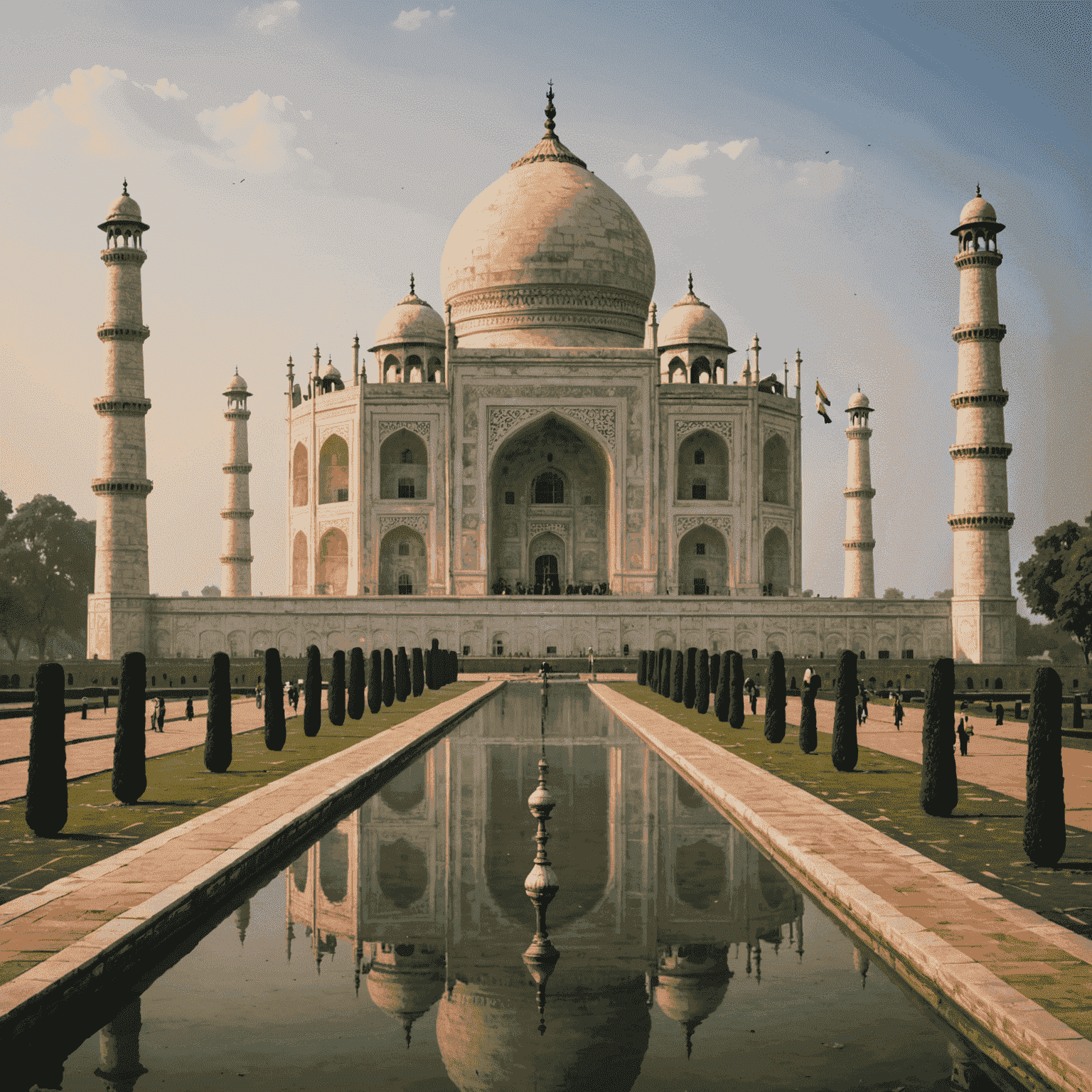 The Taj Mahal in Agra, representing visa assistance for India